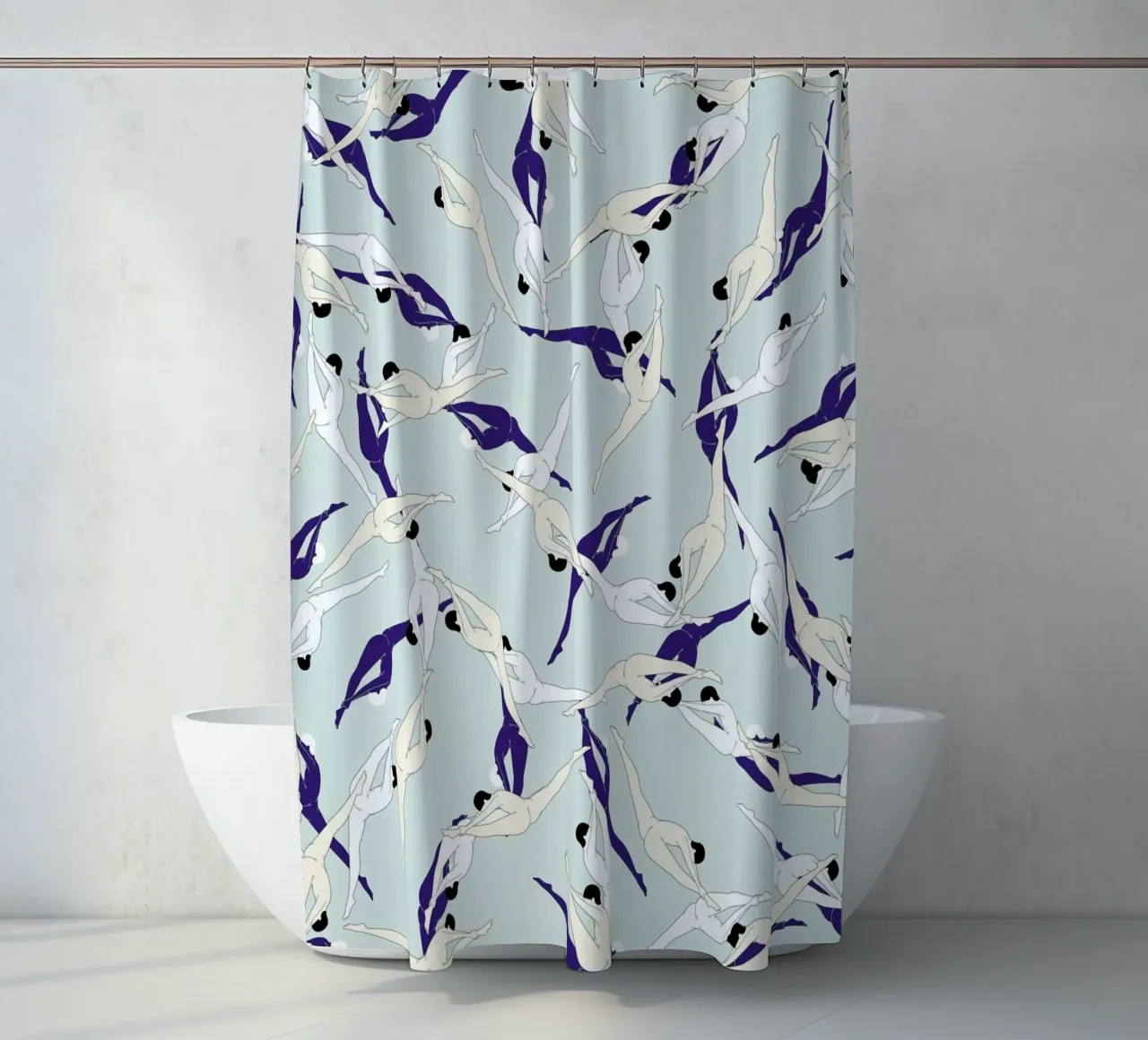 Split douchegordijn van Ruei