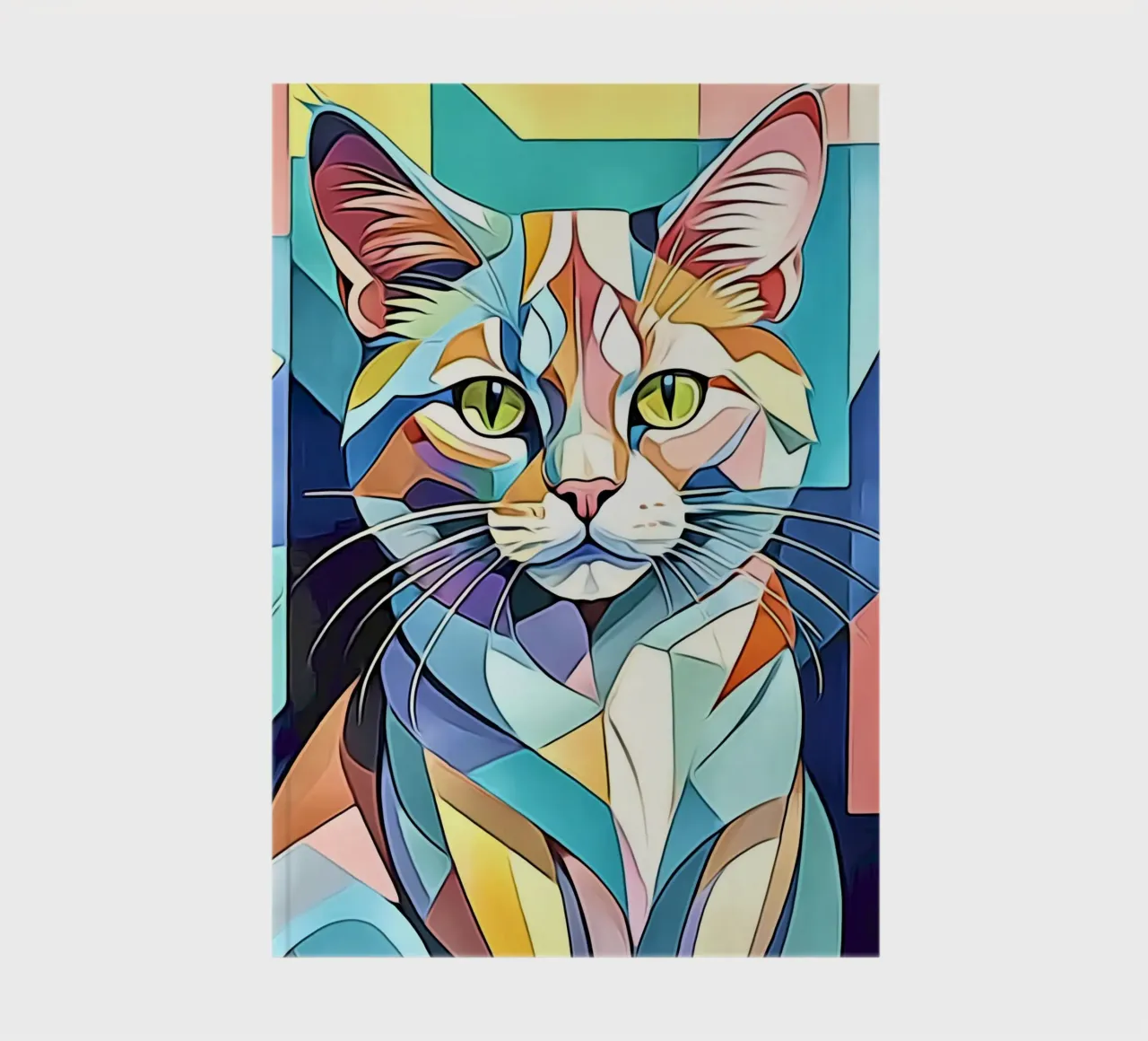 Cat in pastel #2 notebook by ZAMART