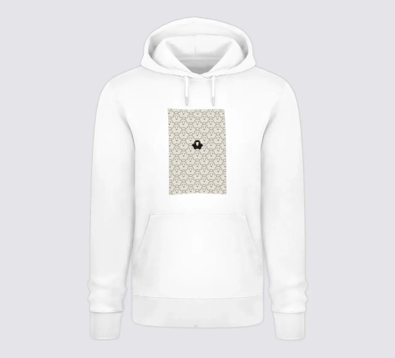 Black sheep felpa con cappuccio da Davies Babies