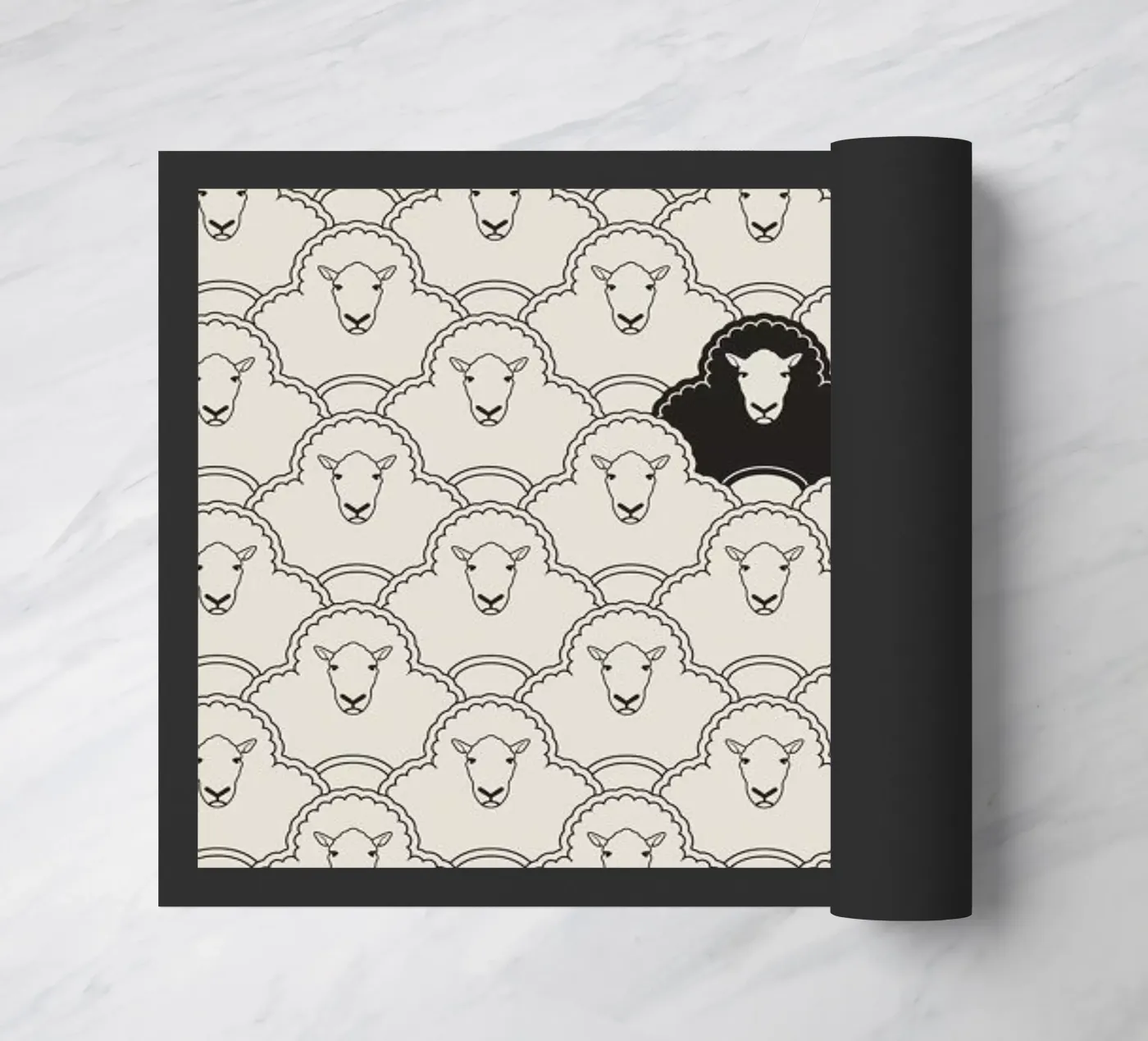 Black sheep doormat by Davies Babies