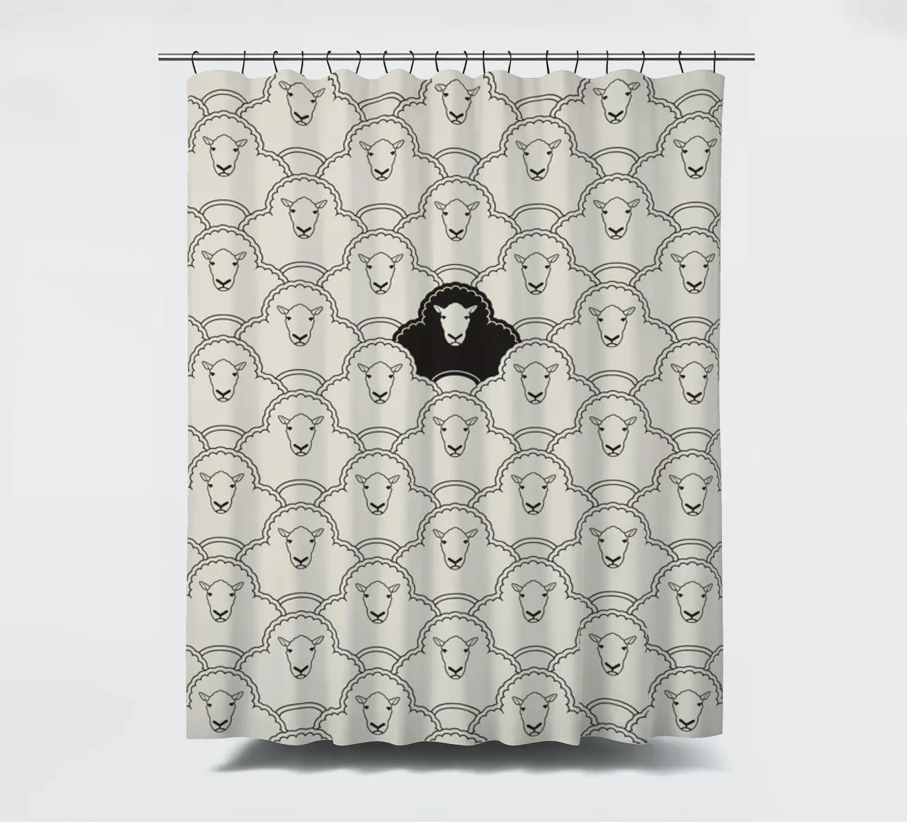 Black sheep tenda da doccia da Davies Babies