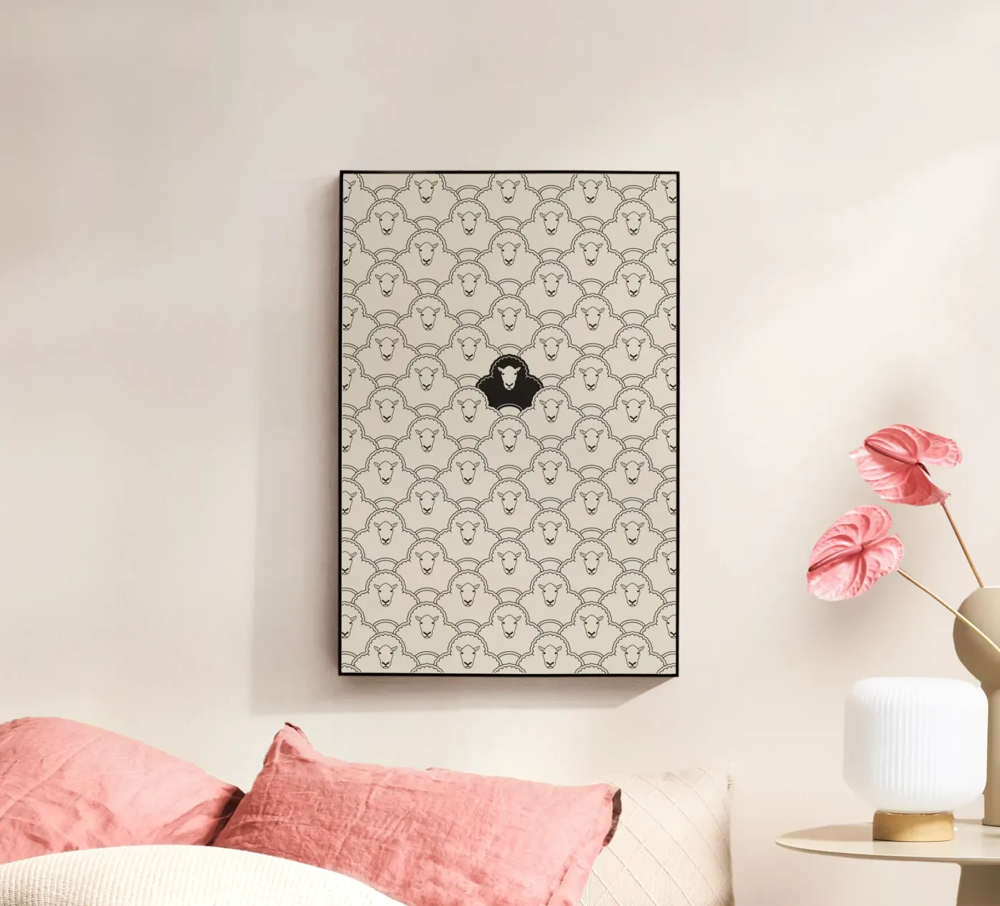 Black sheep plexiglas de Davies Babies