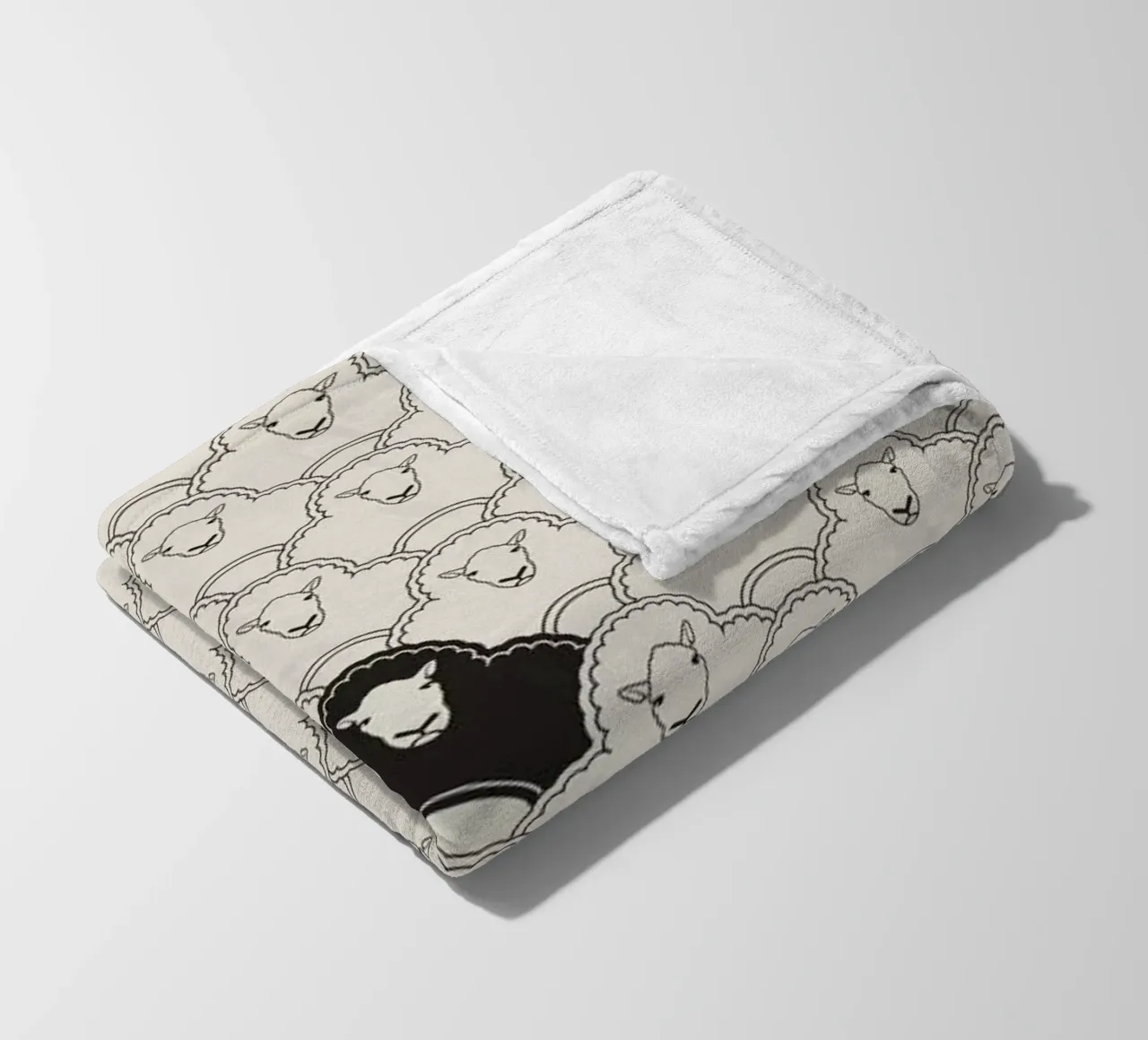 Black sheep coperta in pile da Davies Babies