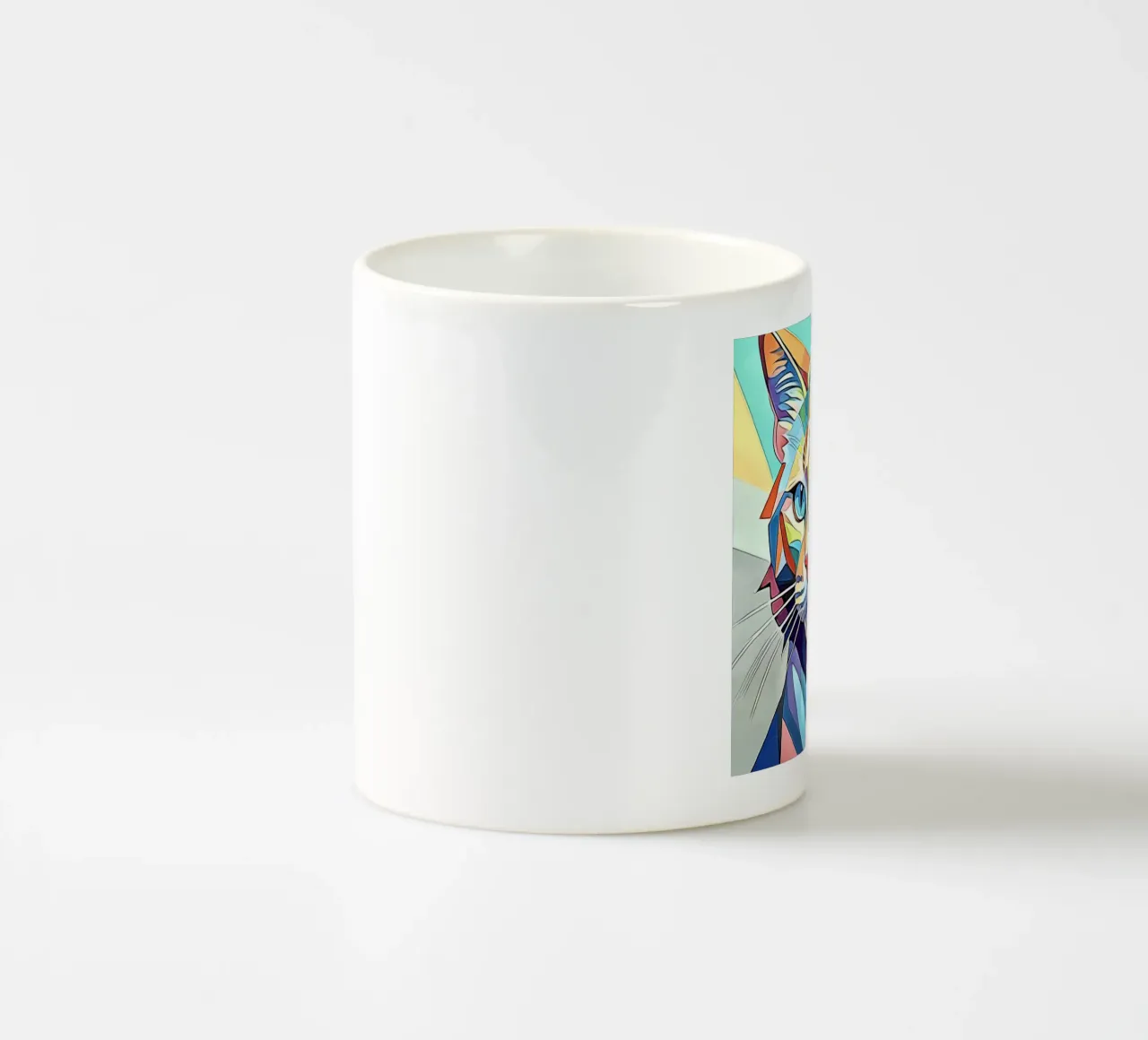Gatto in pastello #3 tazza in ceramica da ZAMART