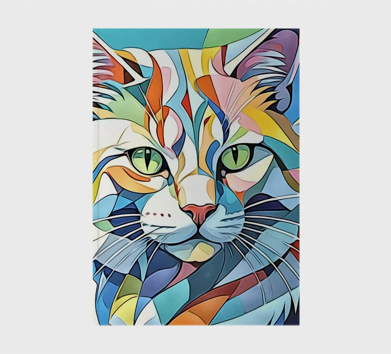 Cat in pastel #4 notebook by ZAMART