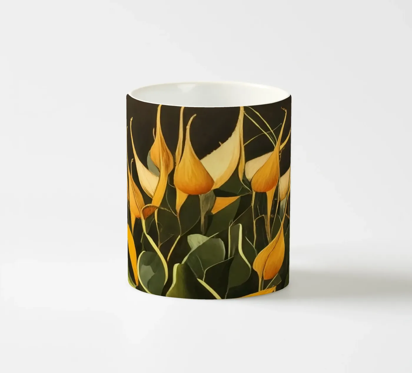 Sunflower_1 ceramic mug by Impressionismus by LK