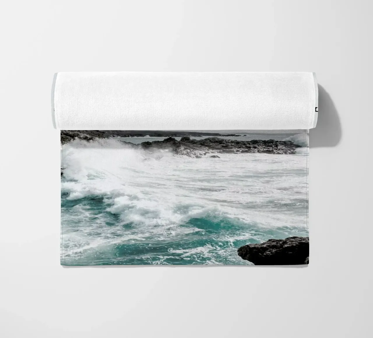 Wild like the ocean beach towel by Amy & Kurt
