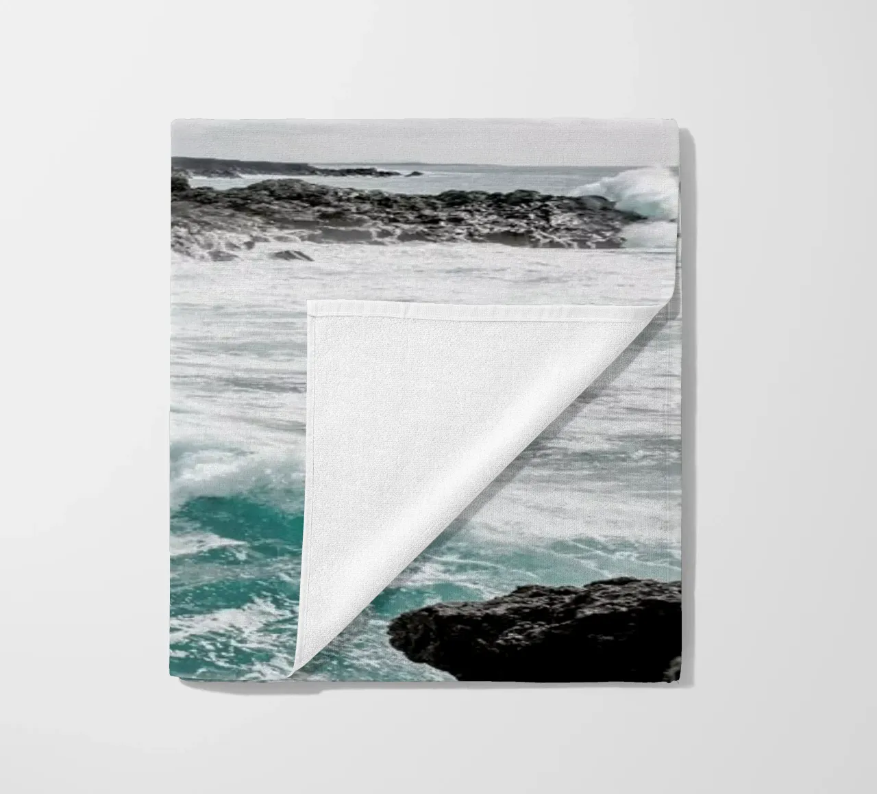 Wild like the ocean beach towel by Amy & Kurt