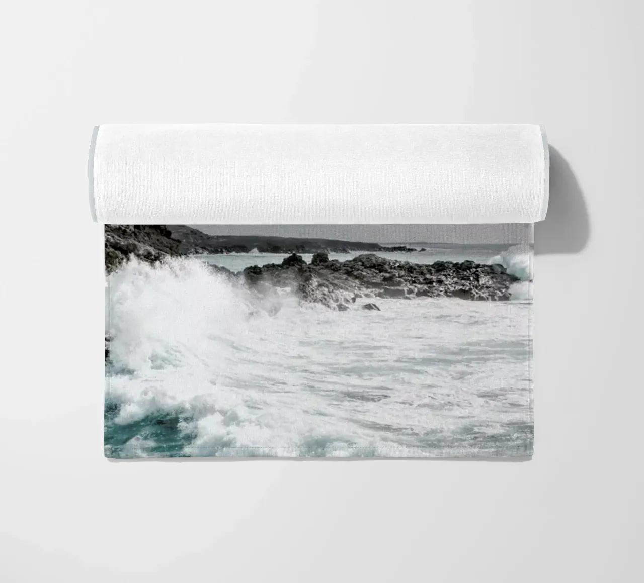 Wild like the ocean beach towel by Amy & Kurt