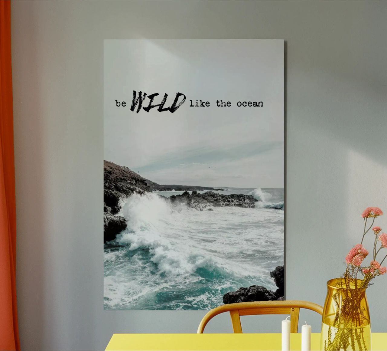 Wild like the ocean alluminio dibond da Amy & Kurt