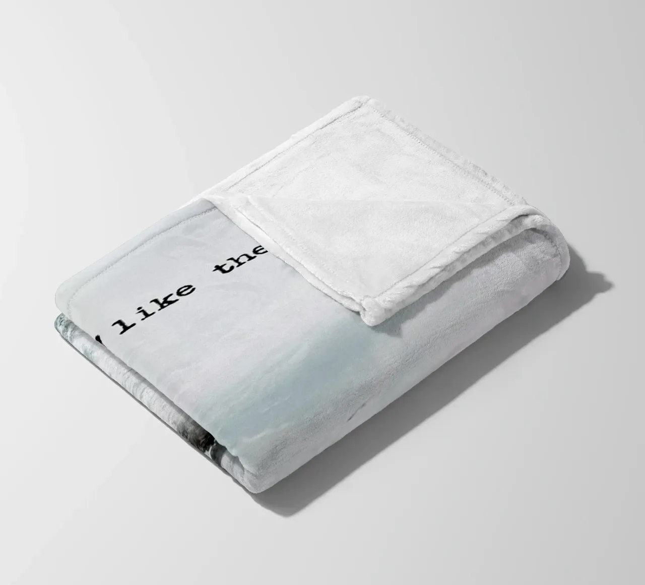 Wild like the ocean fleece blanket by Amy & Kurt