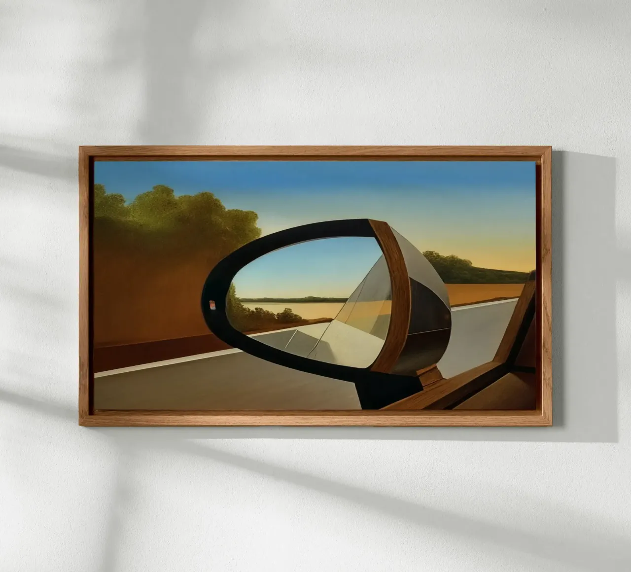 Specchio retrovisore_1 alluminio dibond da Impressionismus by LK