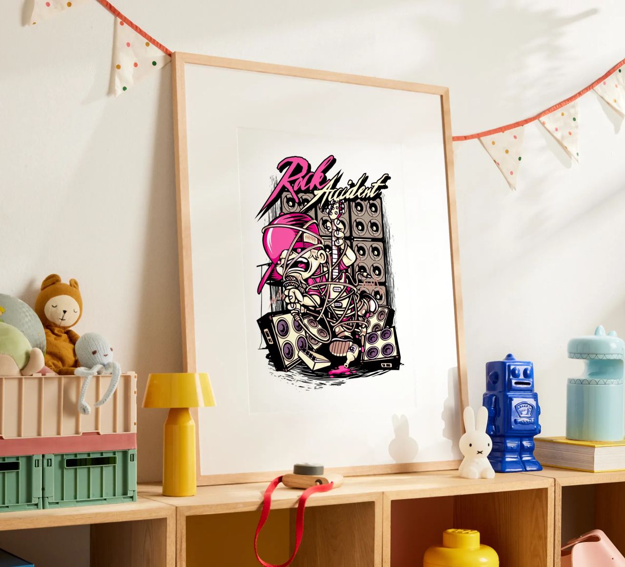 Rock-Unfall Illustration Trending Now Poster von Urban Life