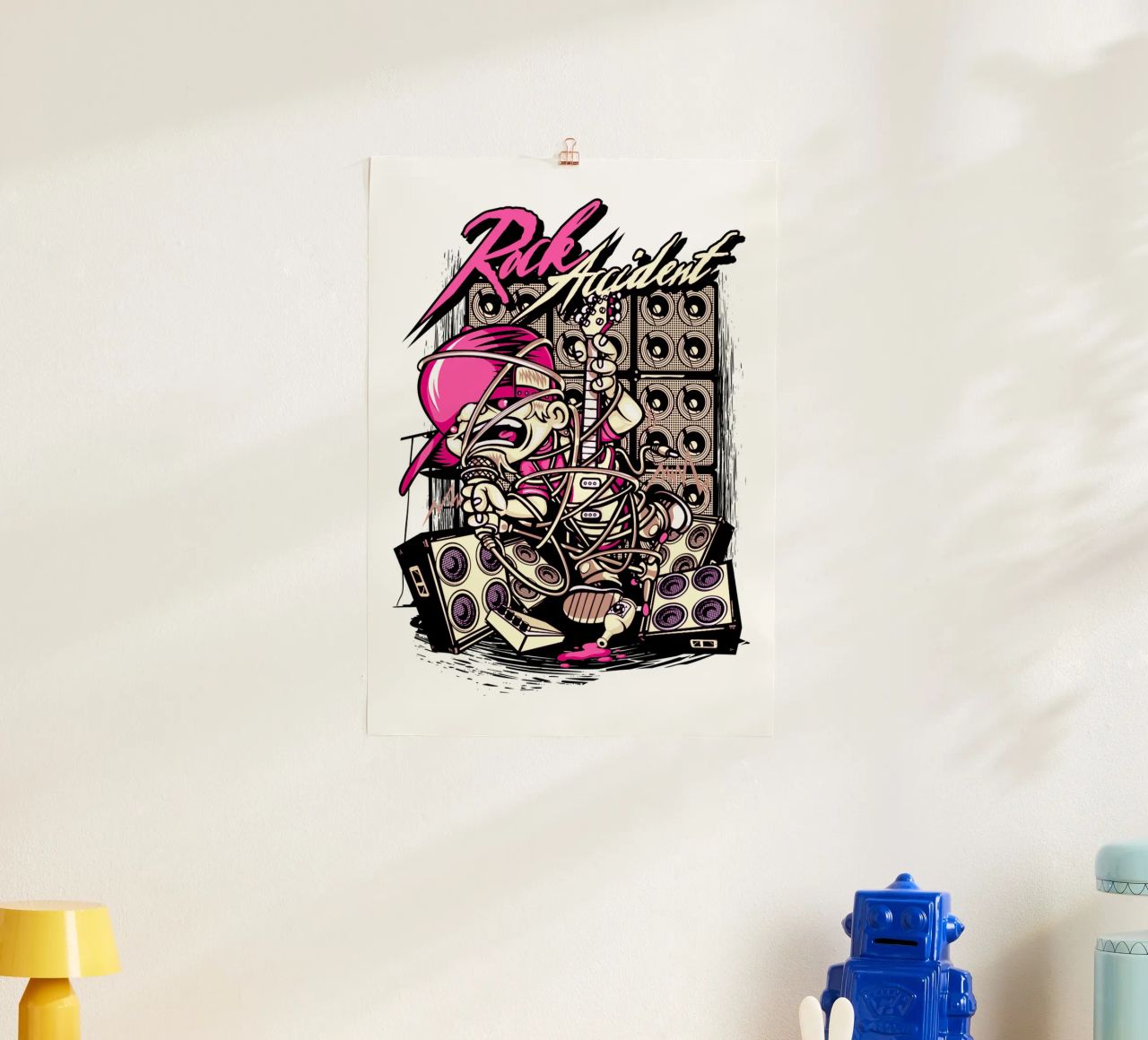 Rock-Unfall Illustration Trending Now Poster von Urban Life