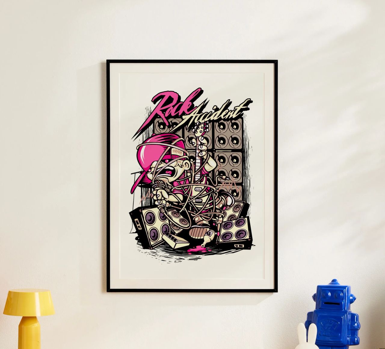 Rock-Unfall Illustration Trending Now Poster von Urban Life