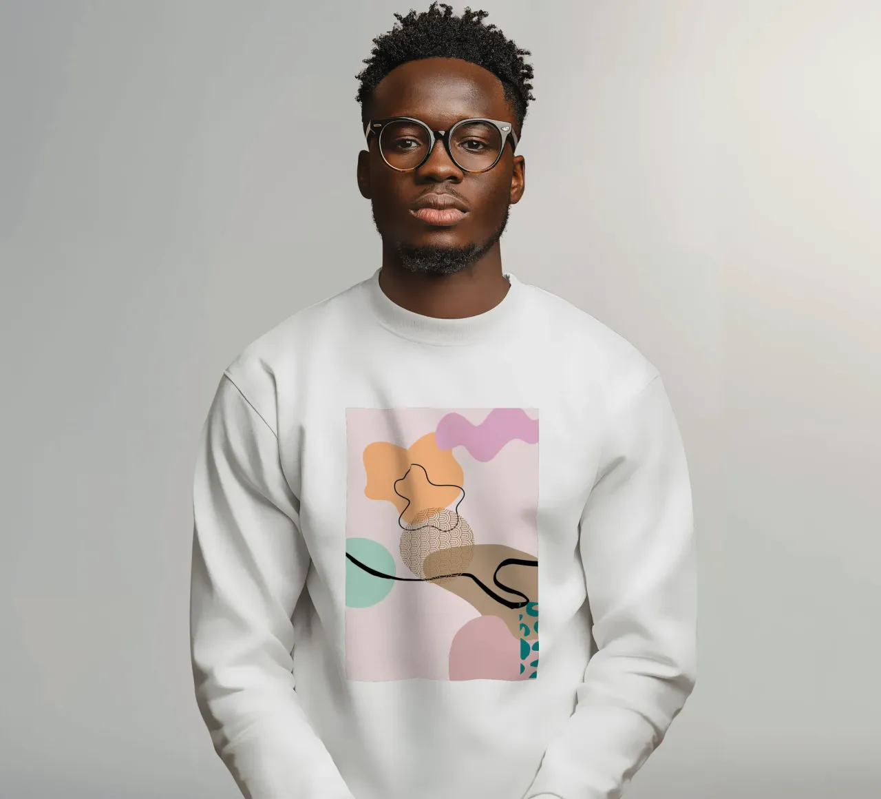 Feel-Line-Color felpa da AESTHETIC VIBES by Isabel