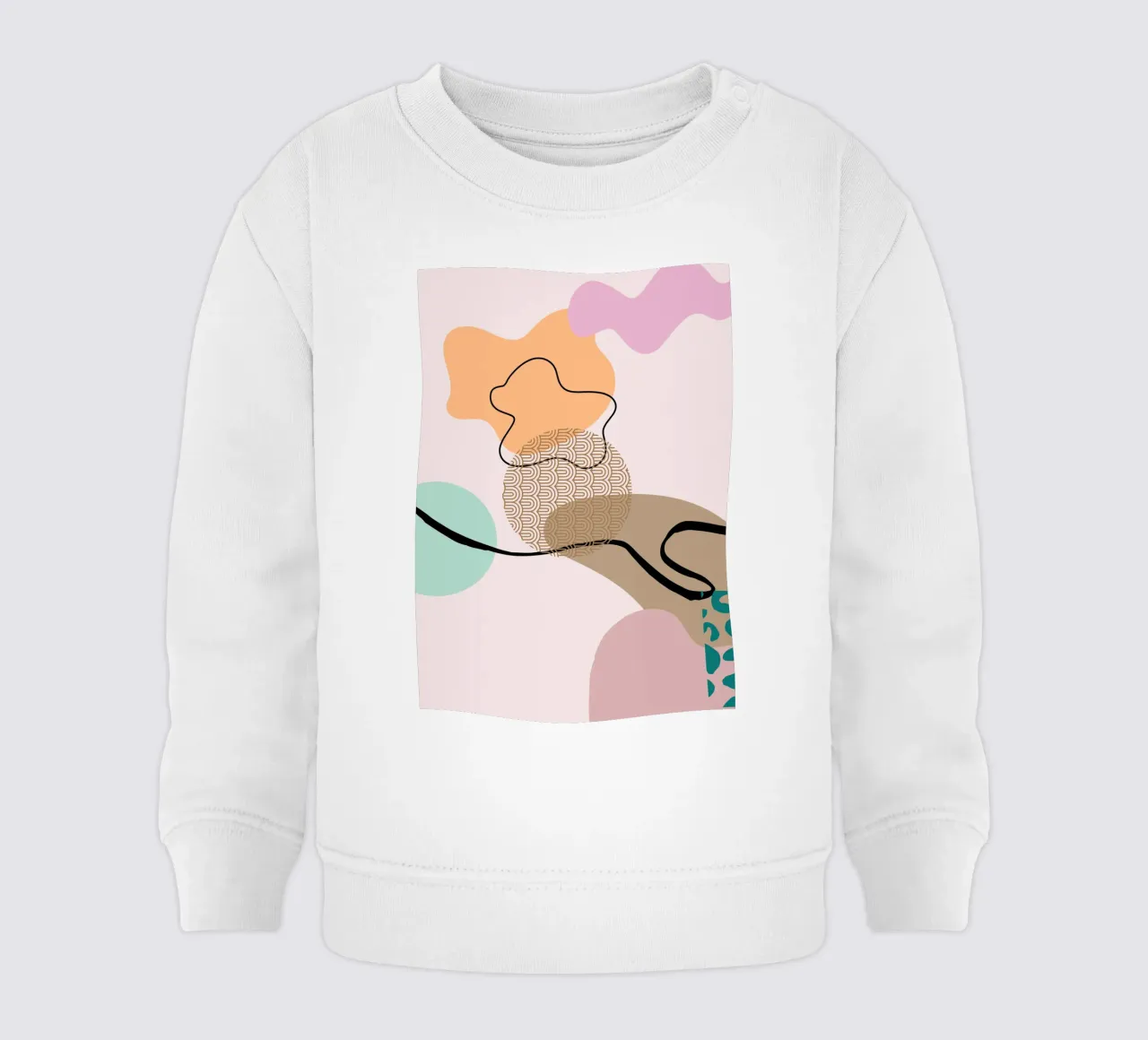 Feel-Line-Color felpa neonato da AESTHETIC VIBES by Isabel