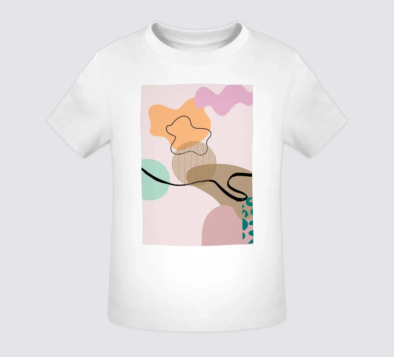 Feel-Line-Color maglietta neonato da AESTHETIC VIBES by Isabel