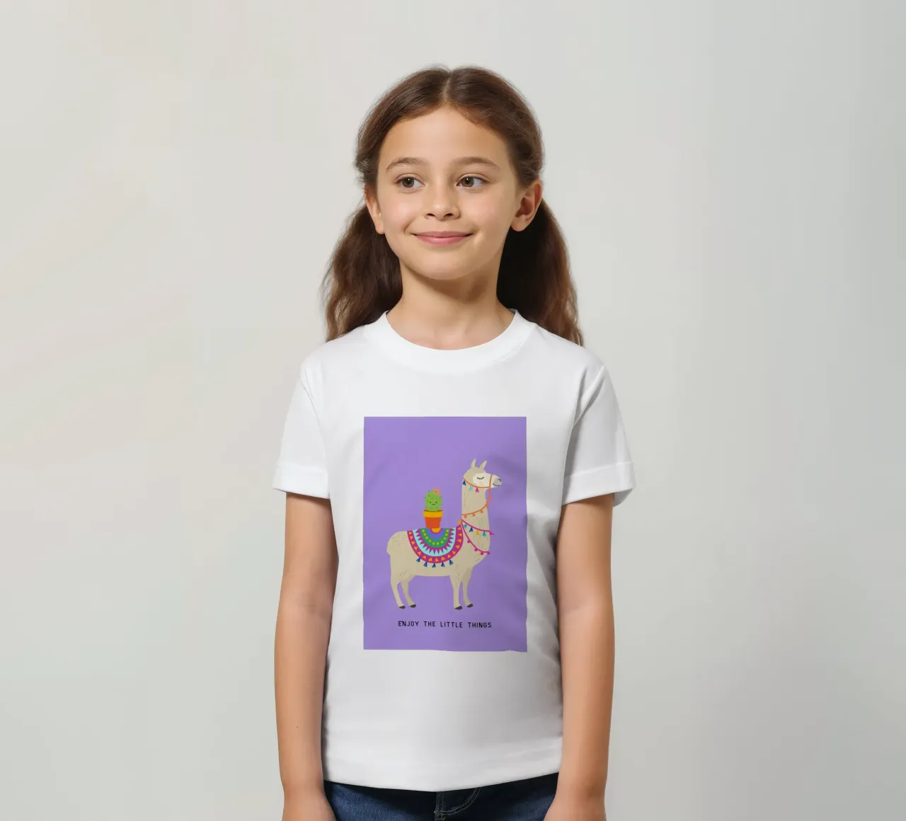 Enjoy-the-little-Kaktus t-shirt enfant de AESTHETIC VIBES by Isabel