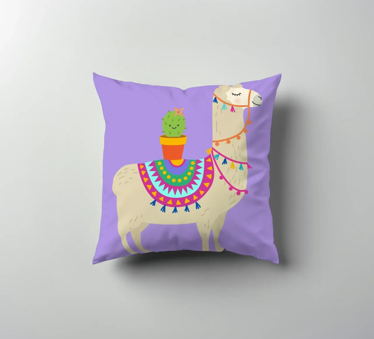 Enjoy-the-little-Kaktus cuscino da AESTHETIC VIBES by Isabel