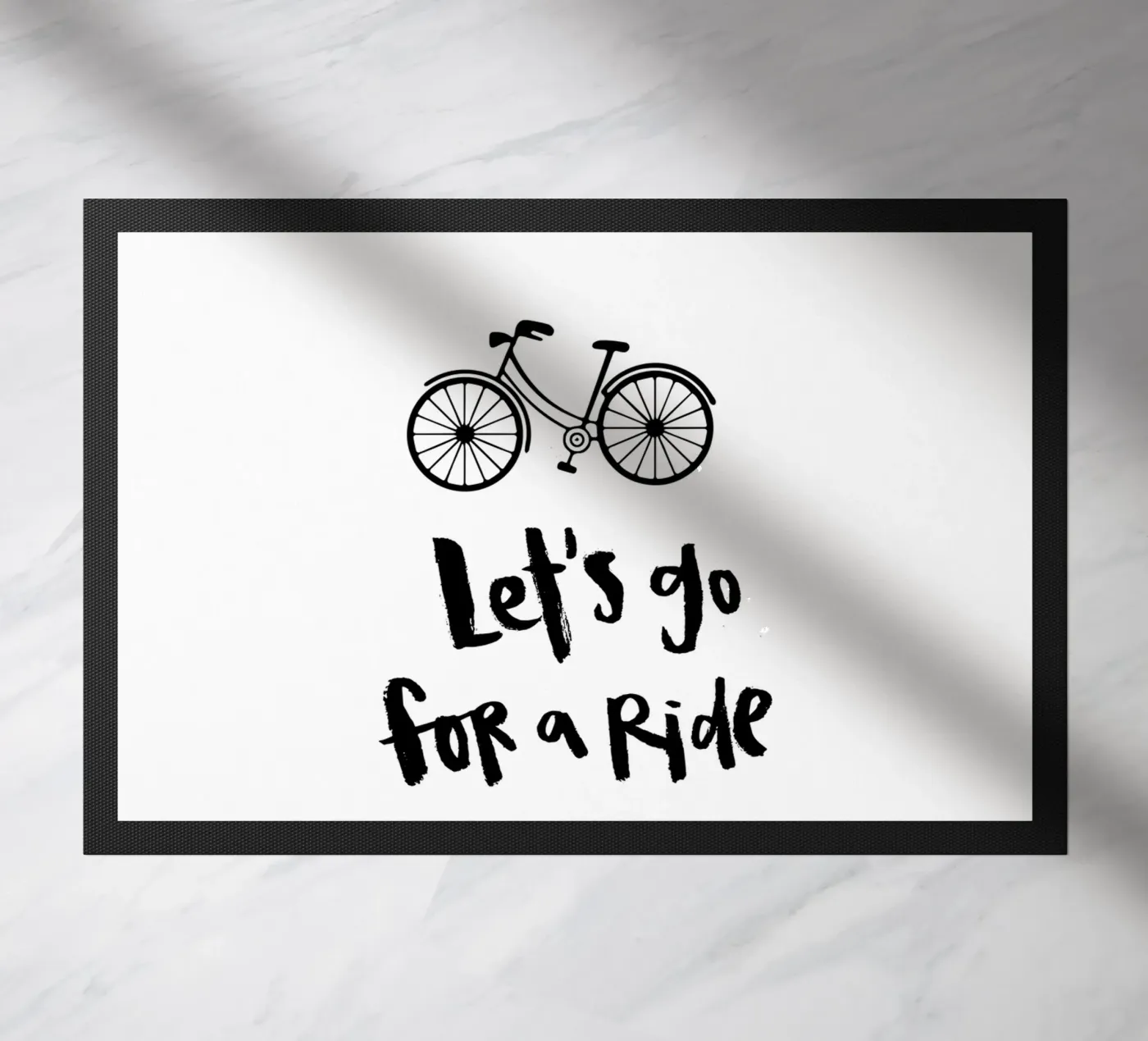 Ride Fußmatte von Brushmeetspaper