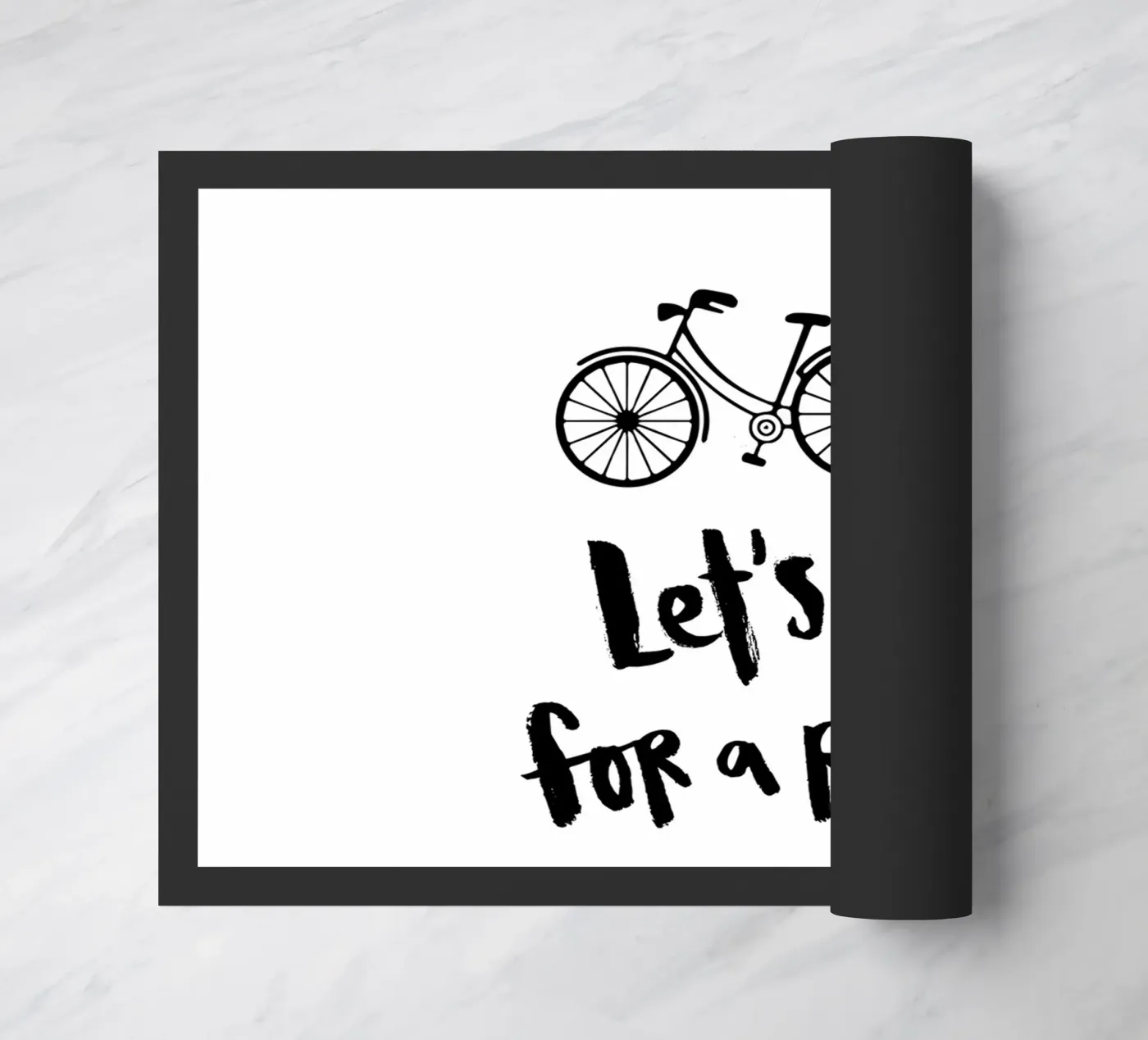 Ride Fußmatte von Brushmeetspaper