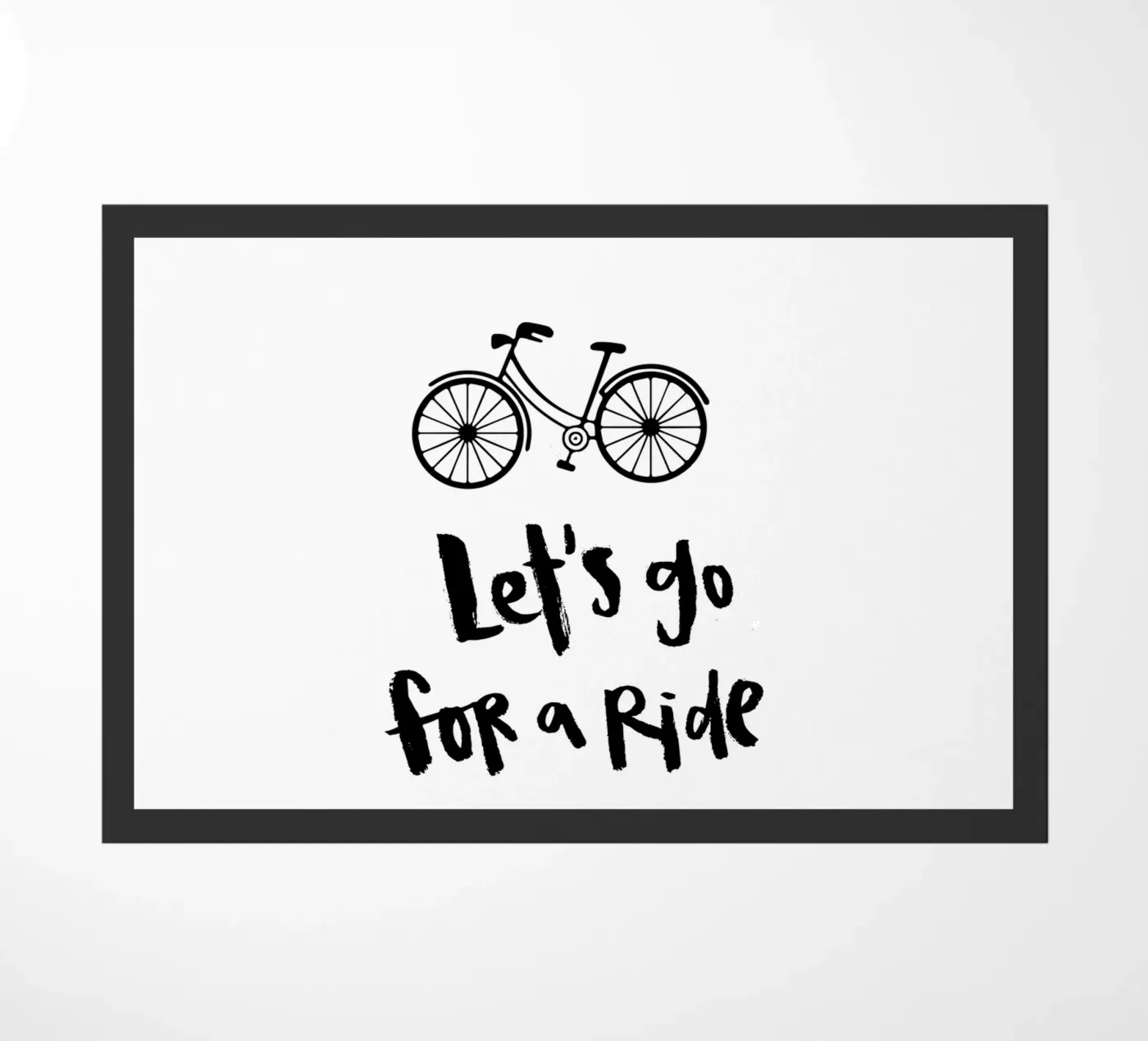 Ride Fußmatte von Brushmeetspaper