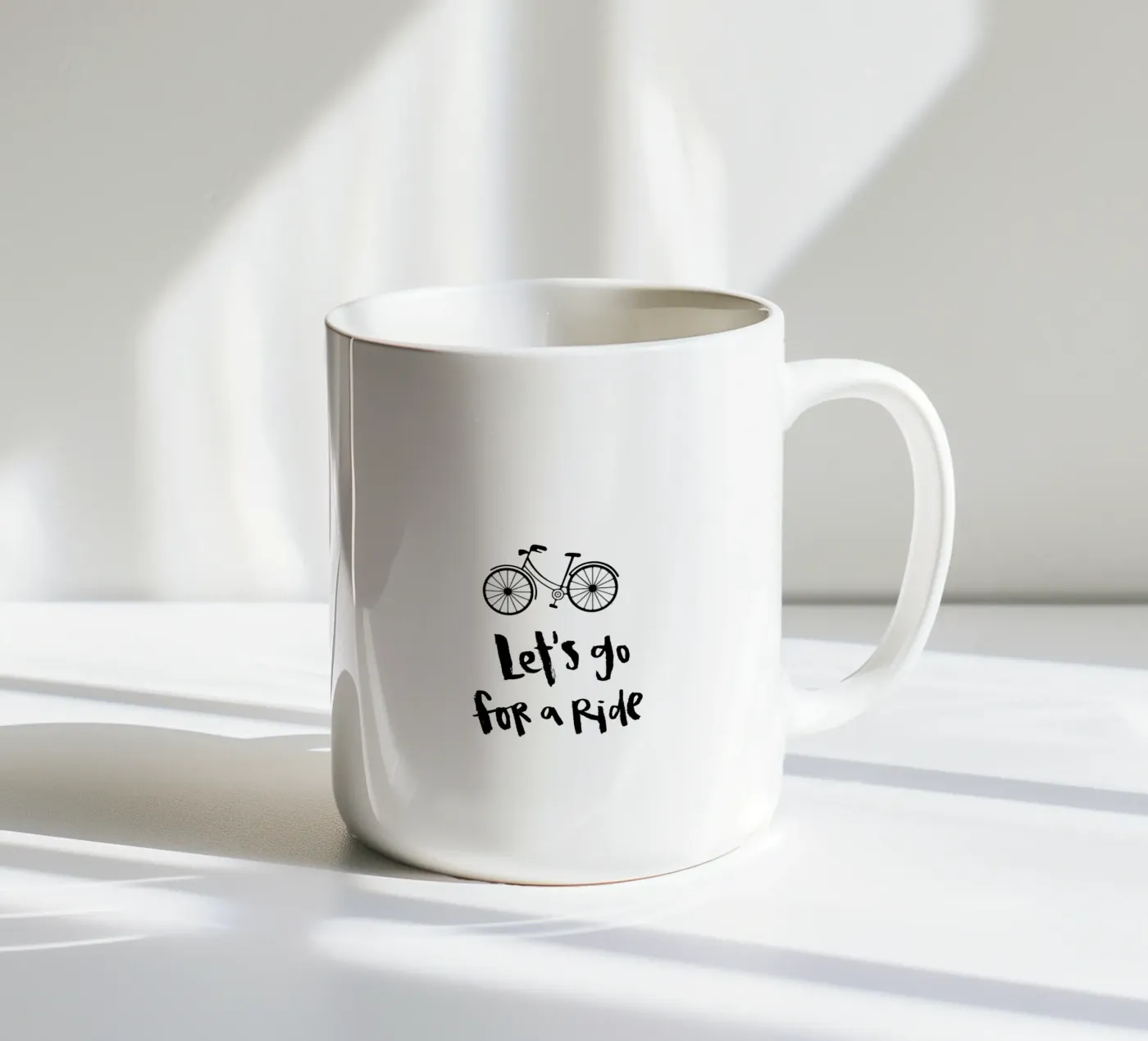 Ride ceramic mug by Brushmeetspaper