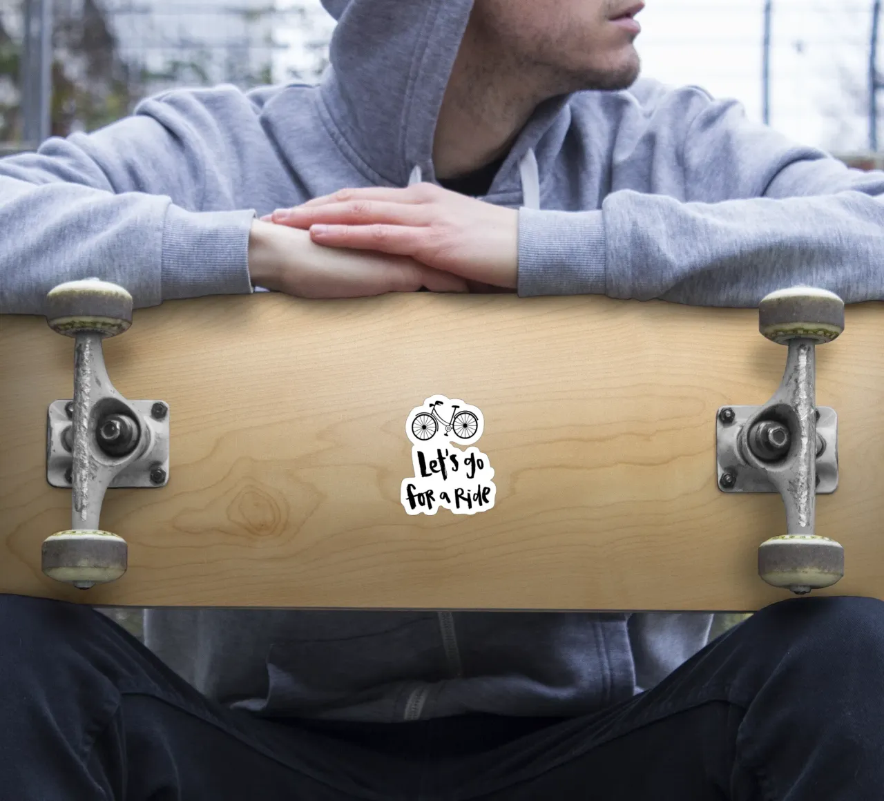 Ride sticker by Brushmeetspaper