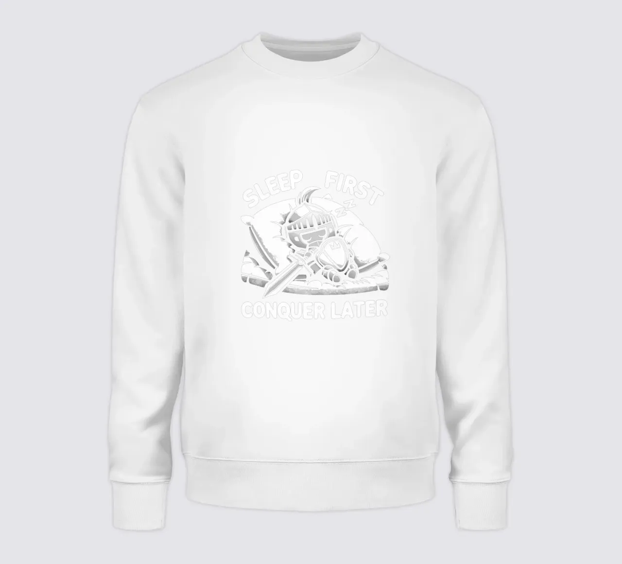 SLEEP FIRST, CONQUER LATER felpa da edsonramosart