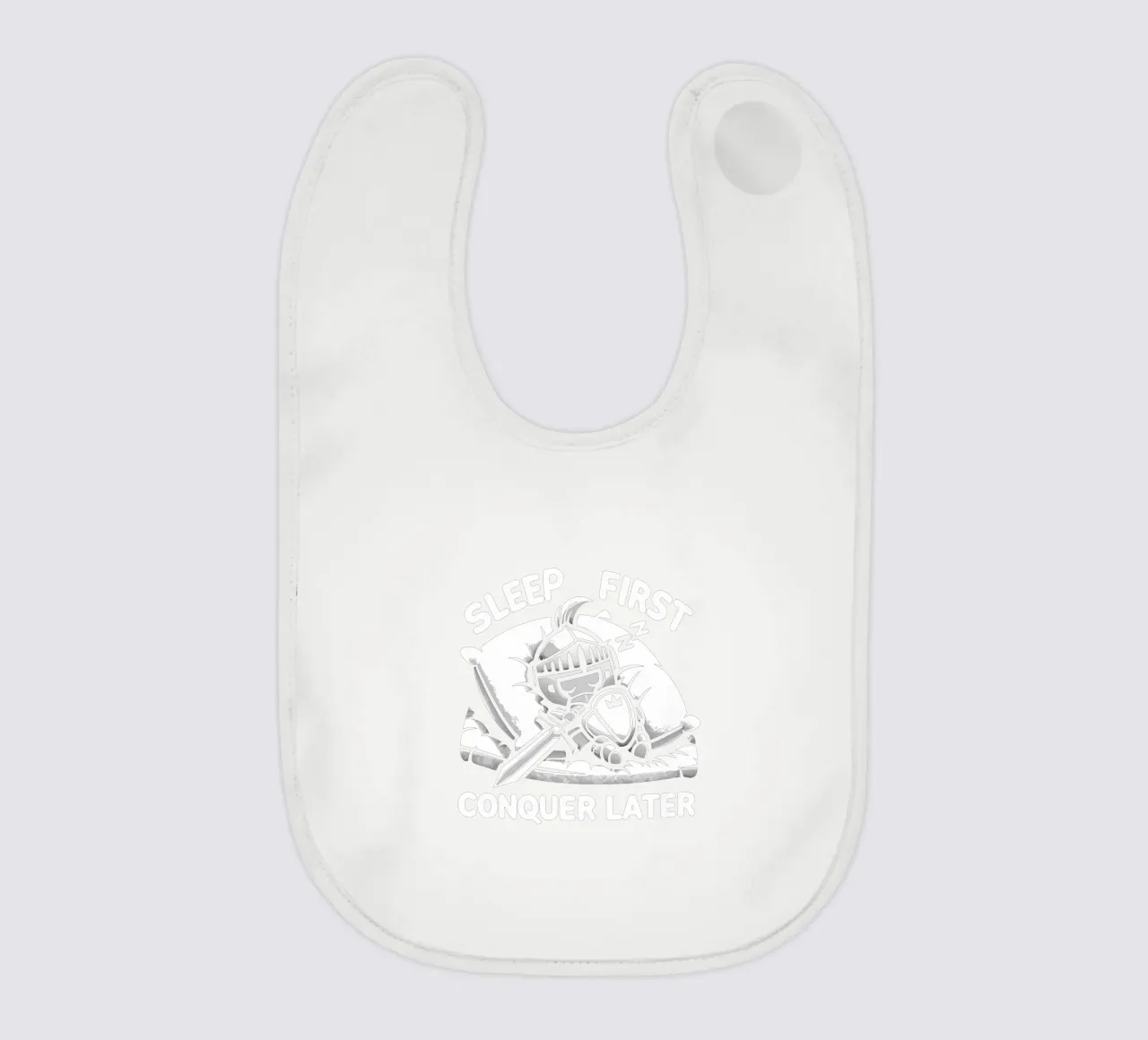 SLEEP FIRST, CONQUER LATER bavaglino da edsonramosart