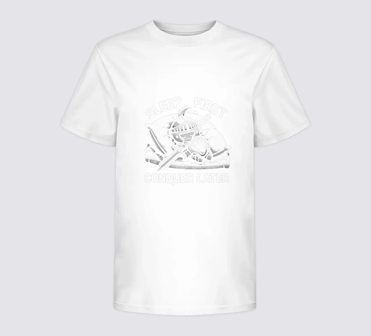 SLEEP FIRST, CONQUER LATER t-shirt bambini da edsonramosart