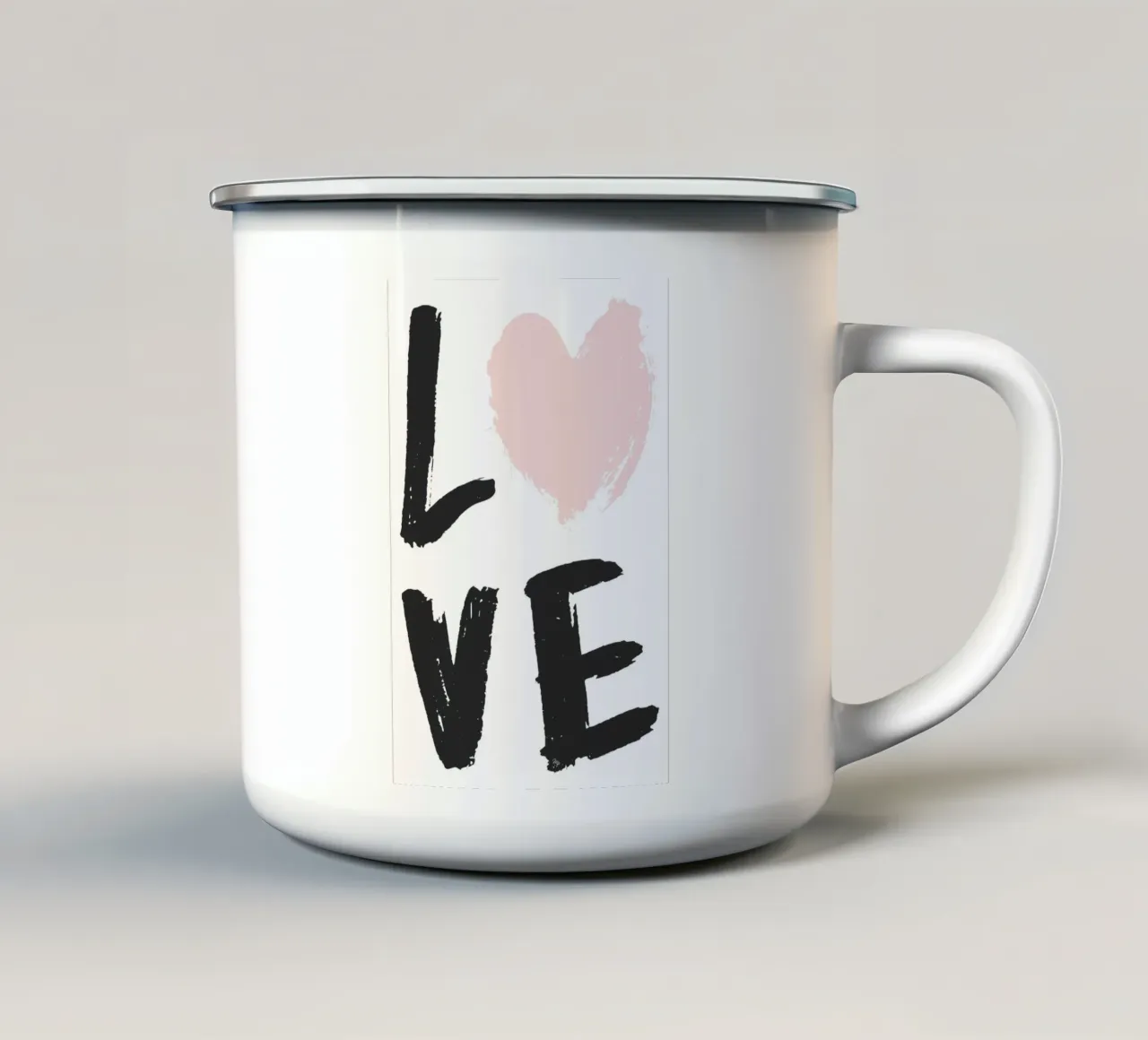 Big Love Quote tazza in smalto da Martina