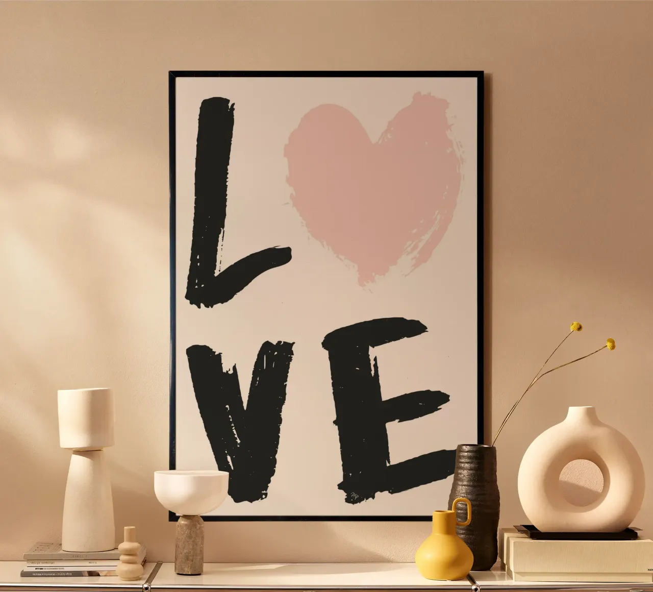 Große Liebe Zitat Hahnemühle von Martina
