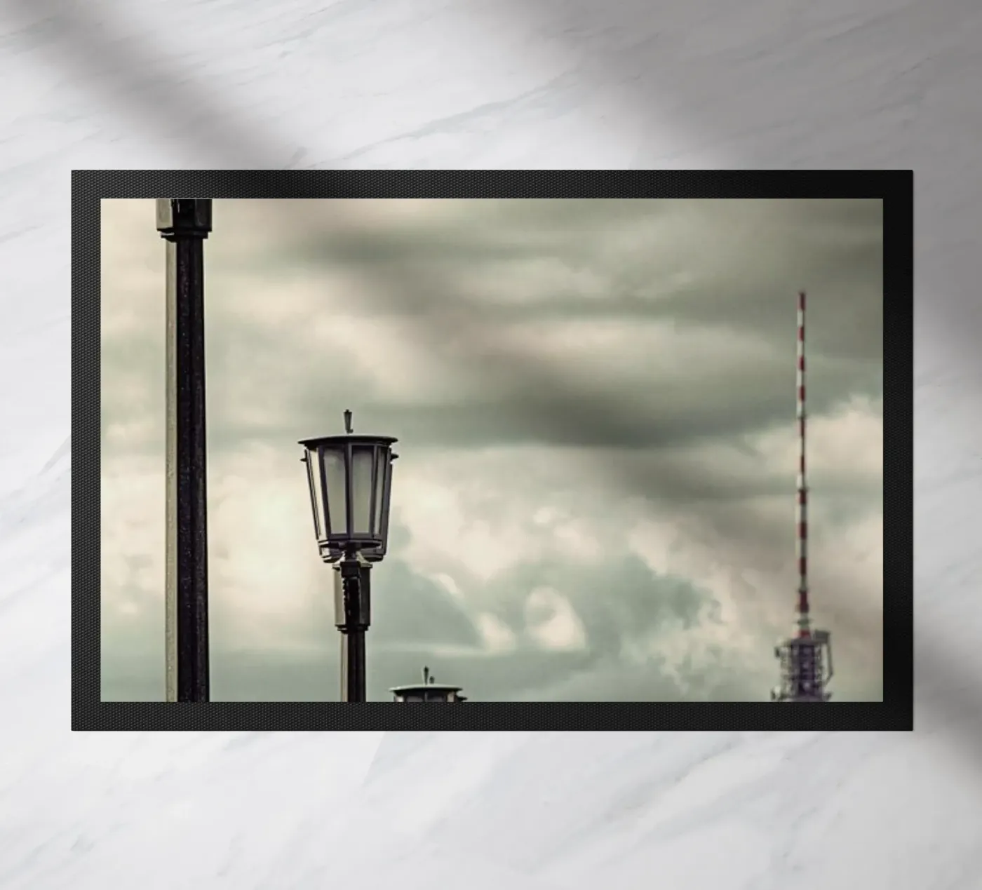 Laternen deurmat van Michael Belhadi