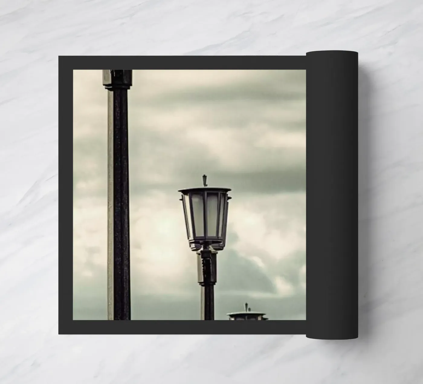 Laternen deurmat van Michael Belhadi