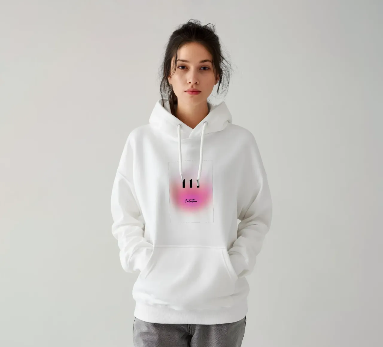 111-Intuition felpa con cappuccio da AESTHETIC VIBES by Isabel