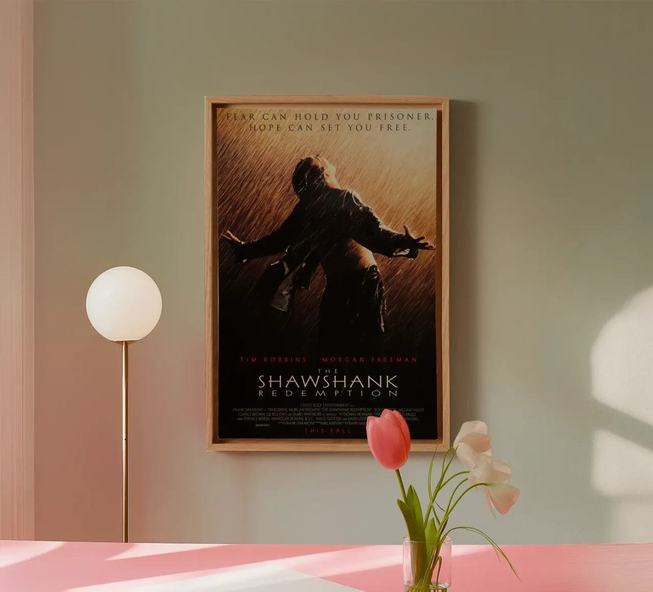 The Shawshank Redemption tela con Cornice a cassetta da Attaboy Dsgn