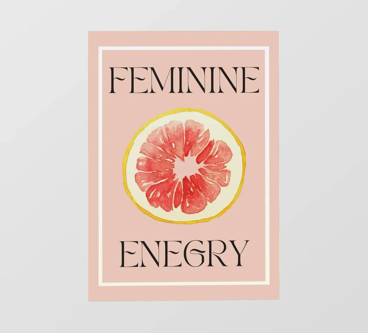 Feminine Energy | Empowering Art | Citrus Vibes pellicola backlit da PrintCessStudio