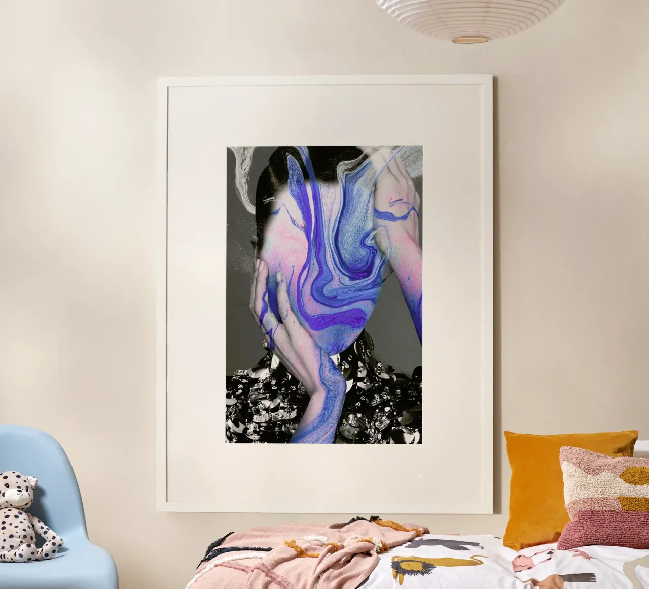 Marble Soul 03 poster avec cadre en plastique de Paste in Place