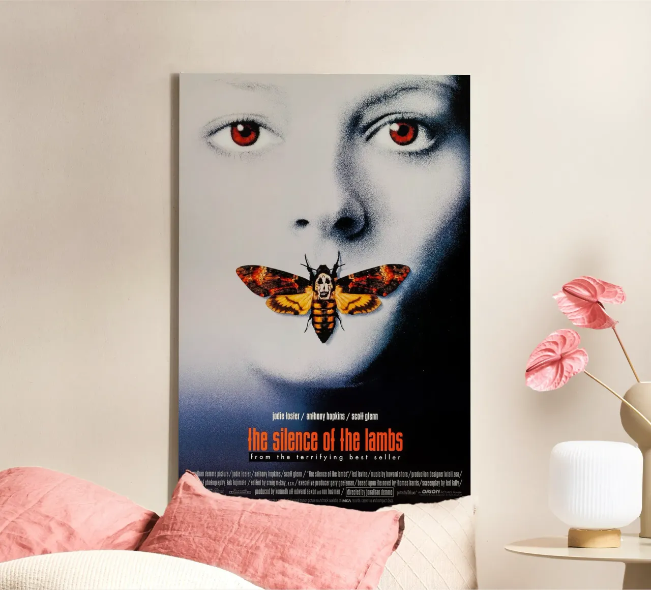 The Silence of the Lambs tela con Cornice a cassetta da Attaboy Dsgn