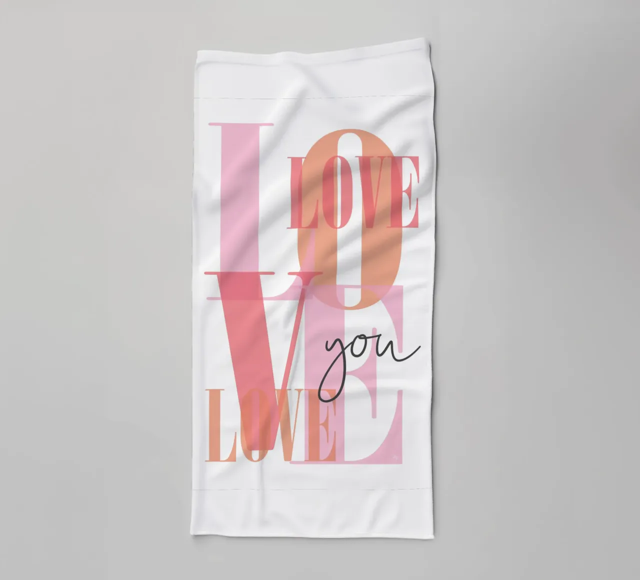Big Love You serviette de bain de Martina