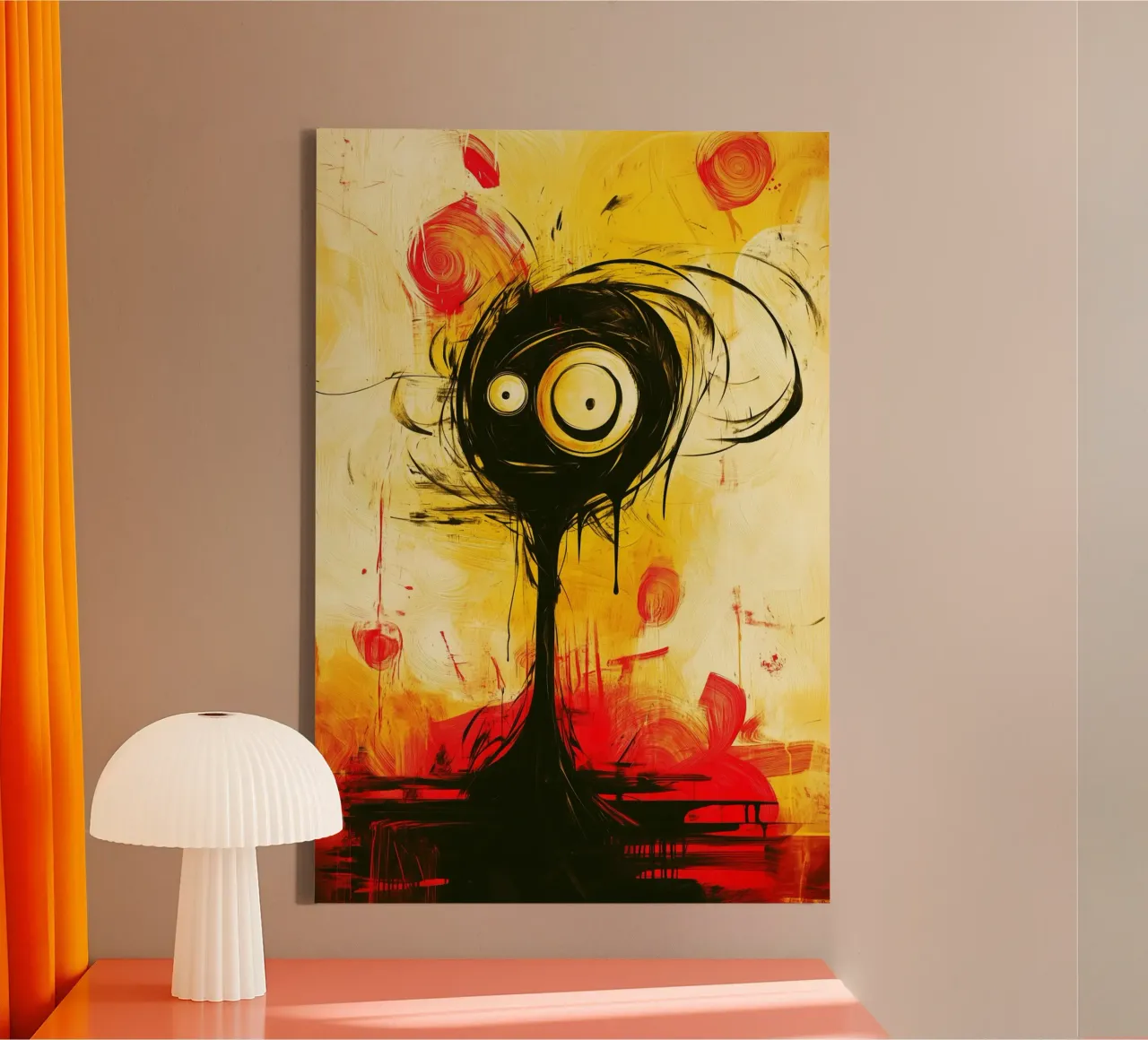 Smeltende schaduwen canvas van melipo-art