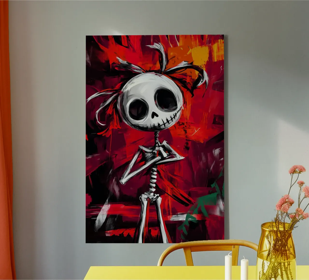 Dans van de botten canvas van melipo-art