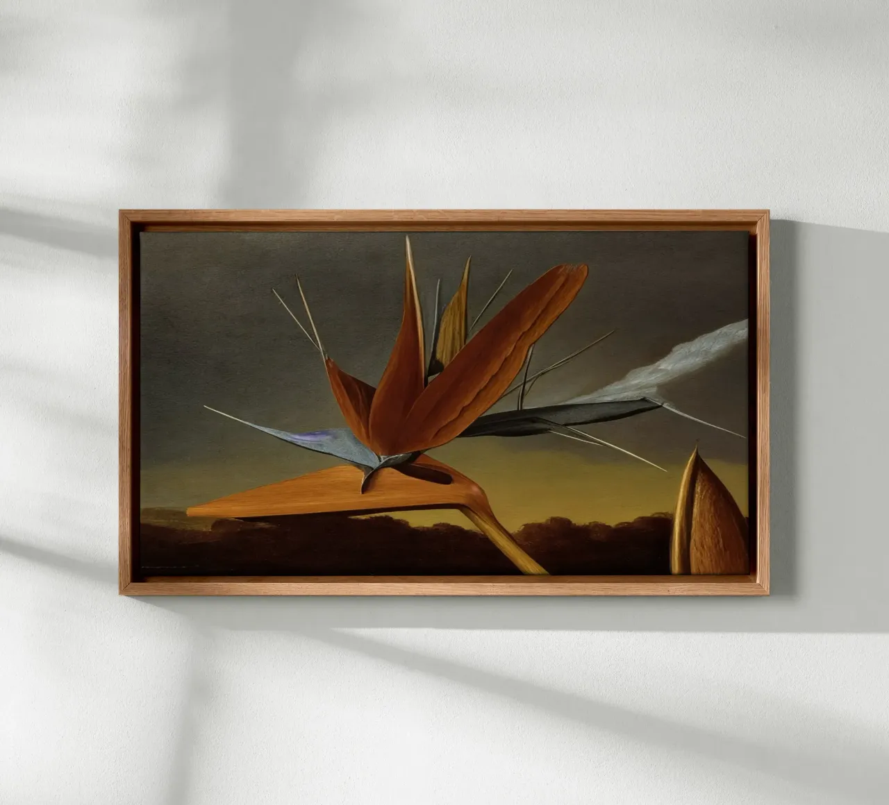 Blumen_4 canvas with Floater frame by Impressionismus by LK