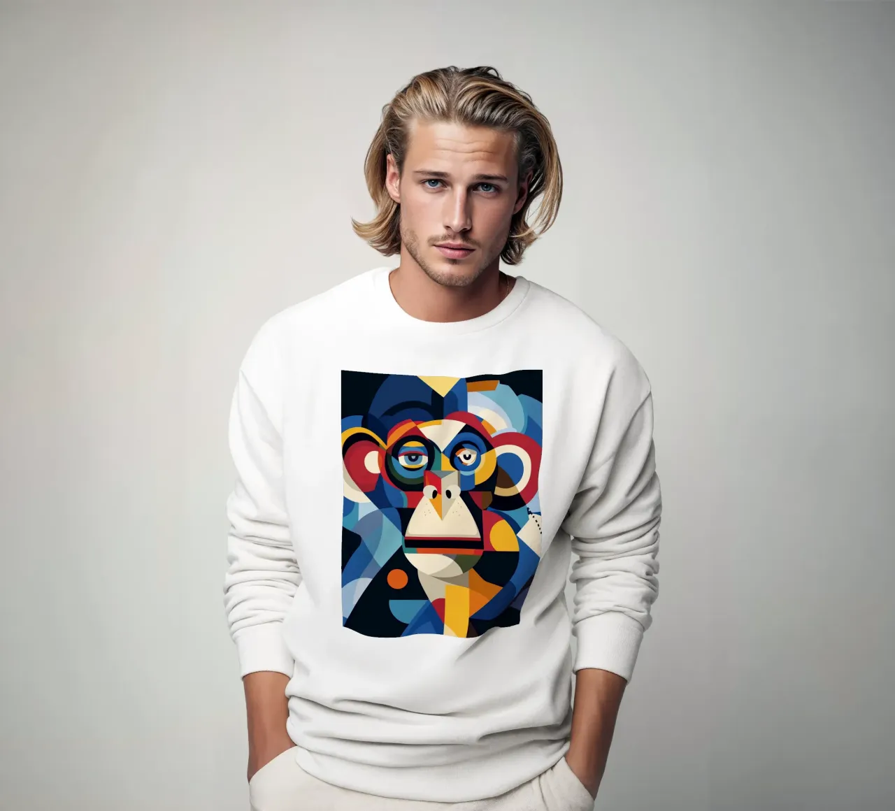 Funky Monkey felpa da Katja Stehle Design