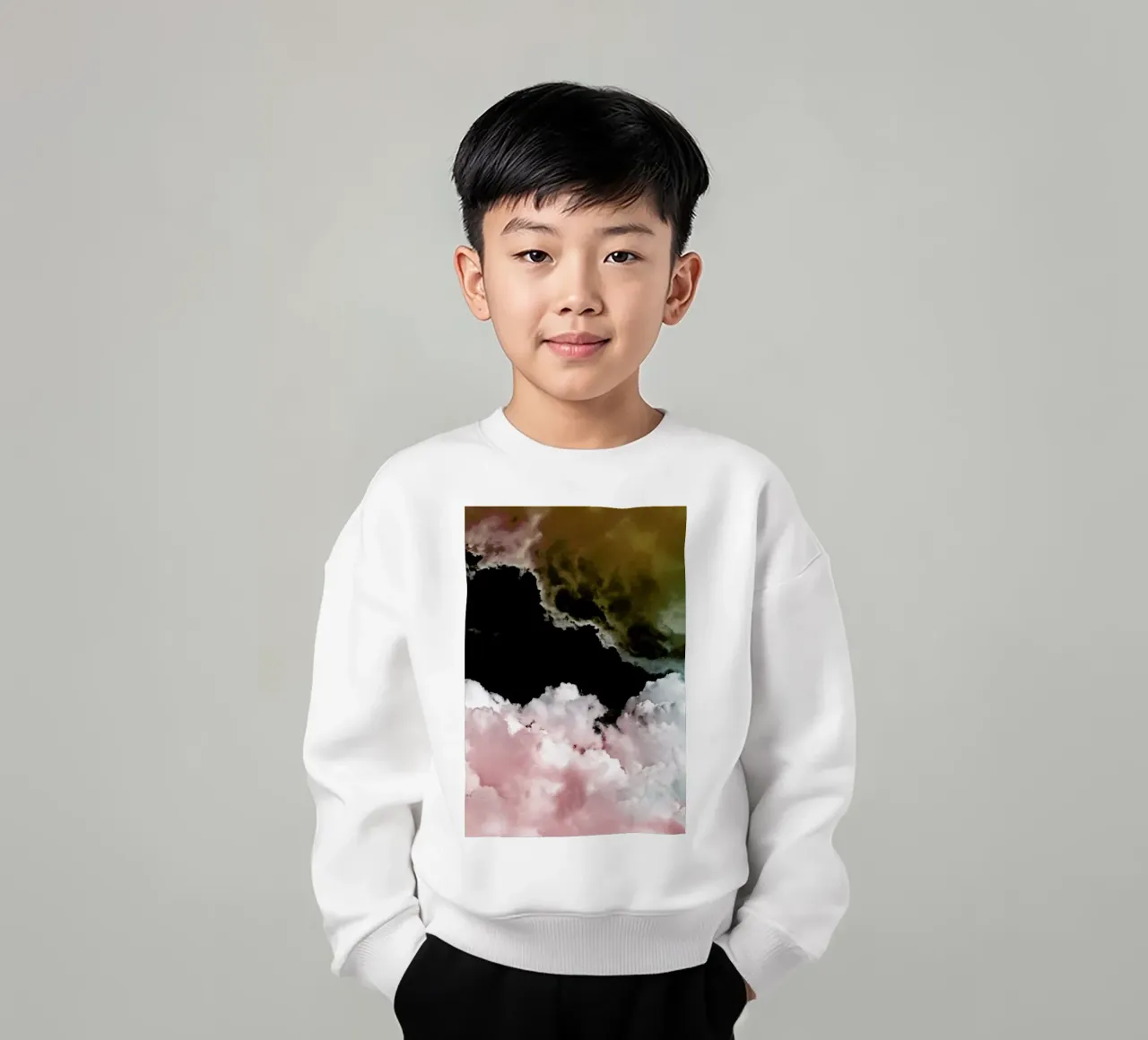 Rosa Wolken kids sweatshirt by Amy & Kurt