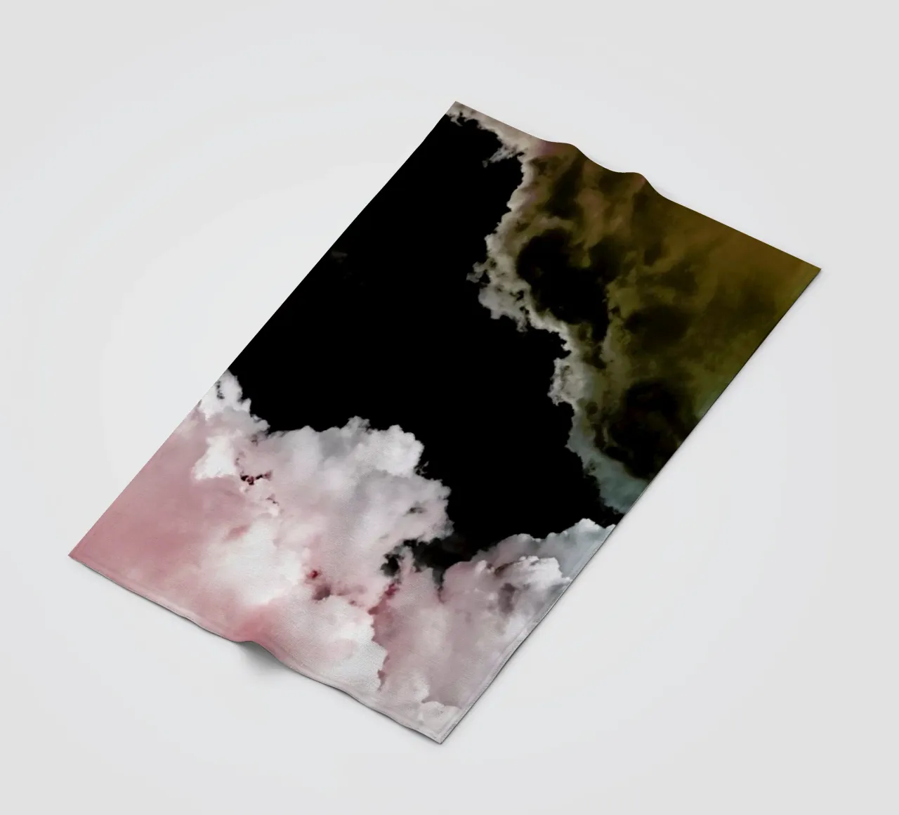 Rosa Wolken fleece blanket by Amy & Kurt