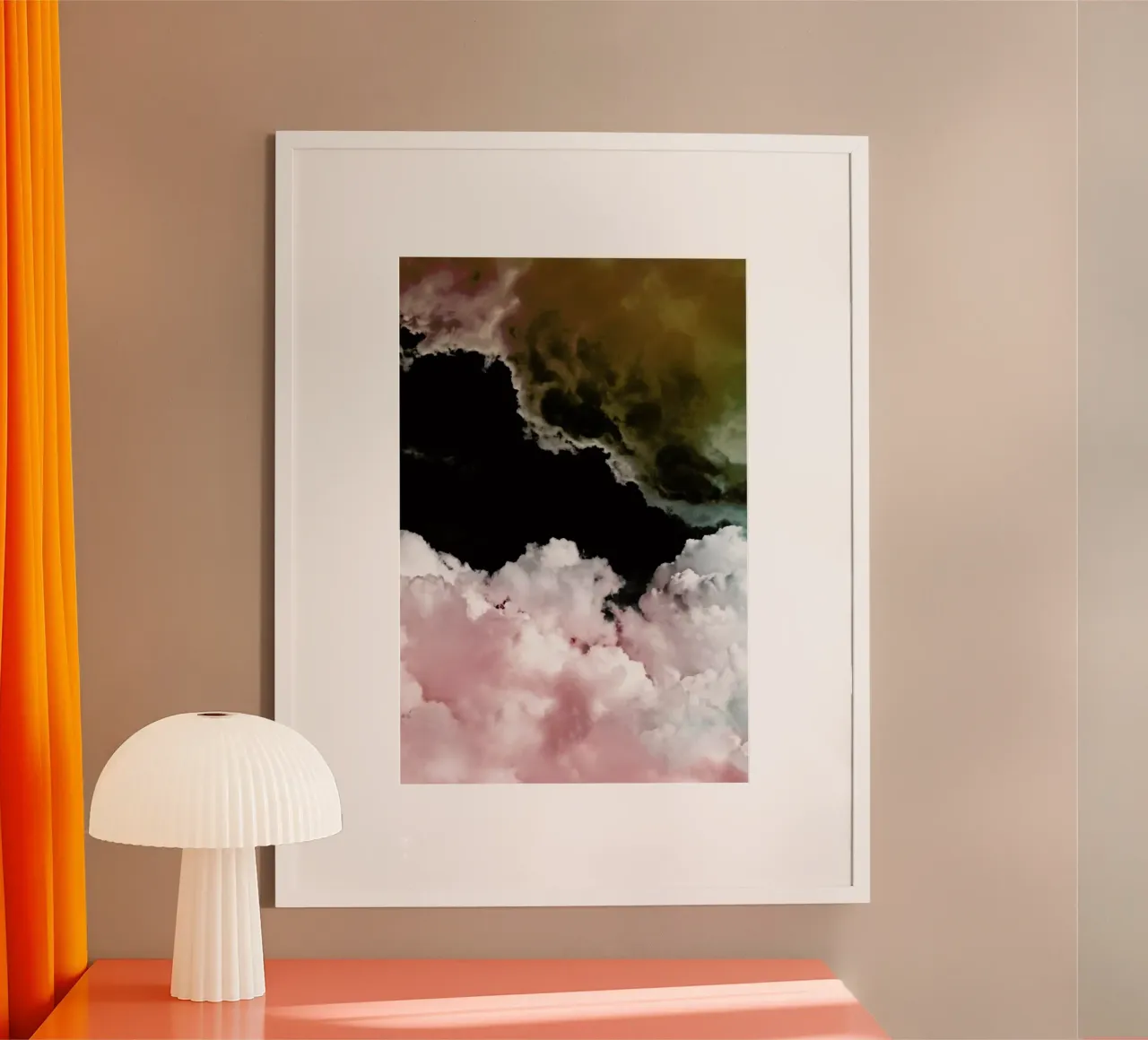 Rosa Wolken hahnemühle by Amy & Kurt