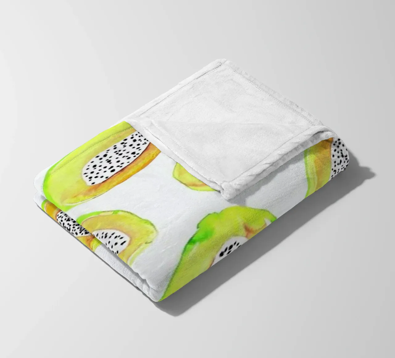 Papaya fleecedeken van Amy Sia